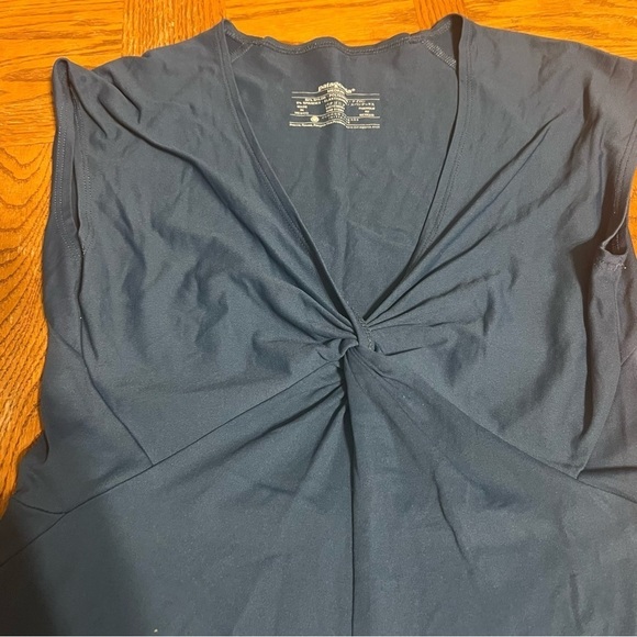 Patagonia Women’s Bandha Twist Front Dress in Glass Blue Sz M Athletic Dress - Picture 7 of 16